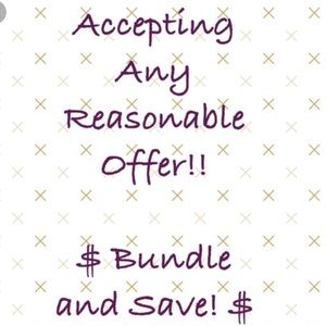 Make a reasonable offer end of the season sale